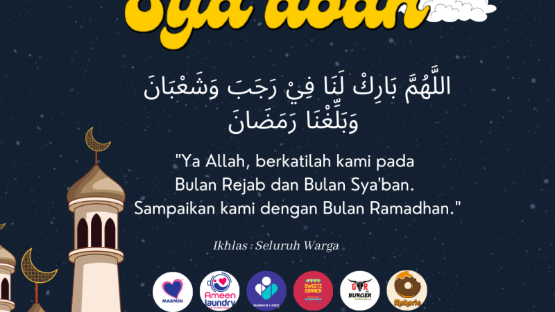 BULAN SYA’ABAN 2023 (1444H)￼